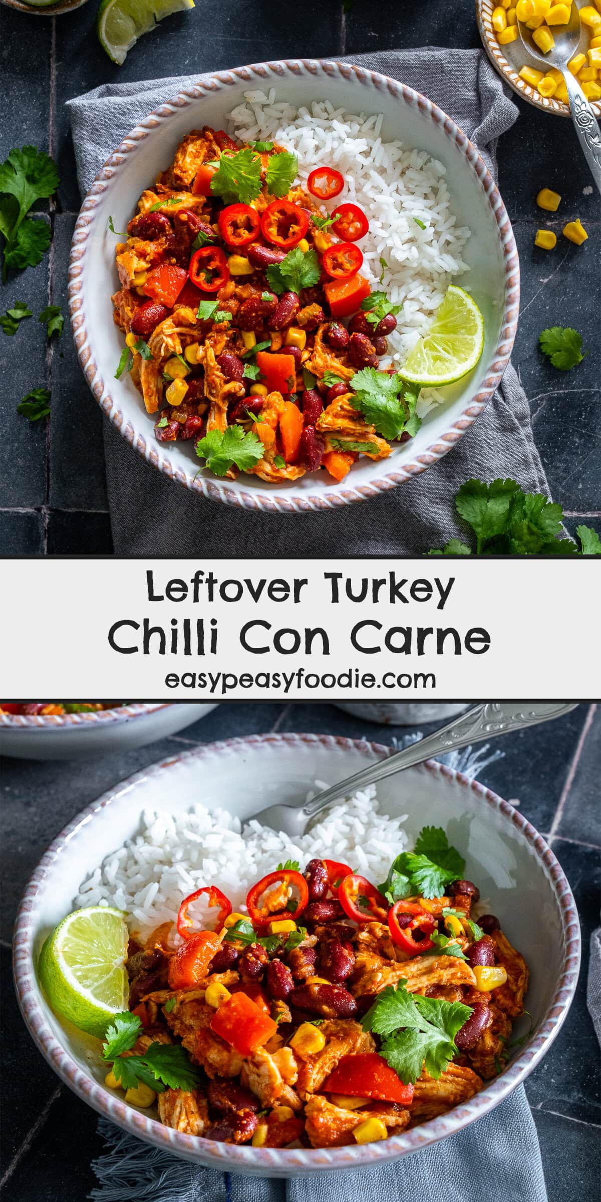 Leftover Turkey Chilli Con Carne Pin