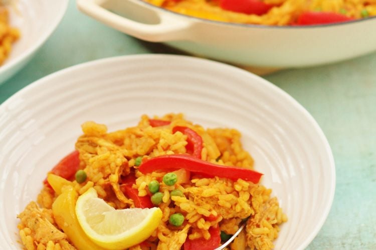 Leftover Turkey Paella