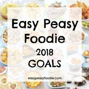 Happy New Year and Easy Peasy Foodie 2107 Roundup Review and Goal Setting