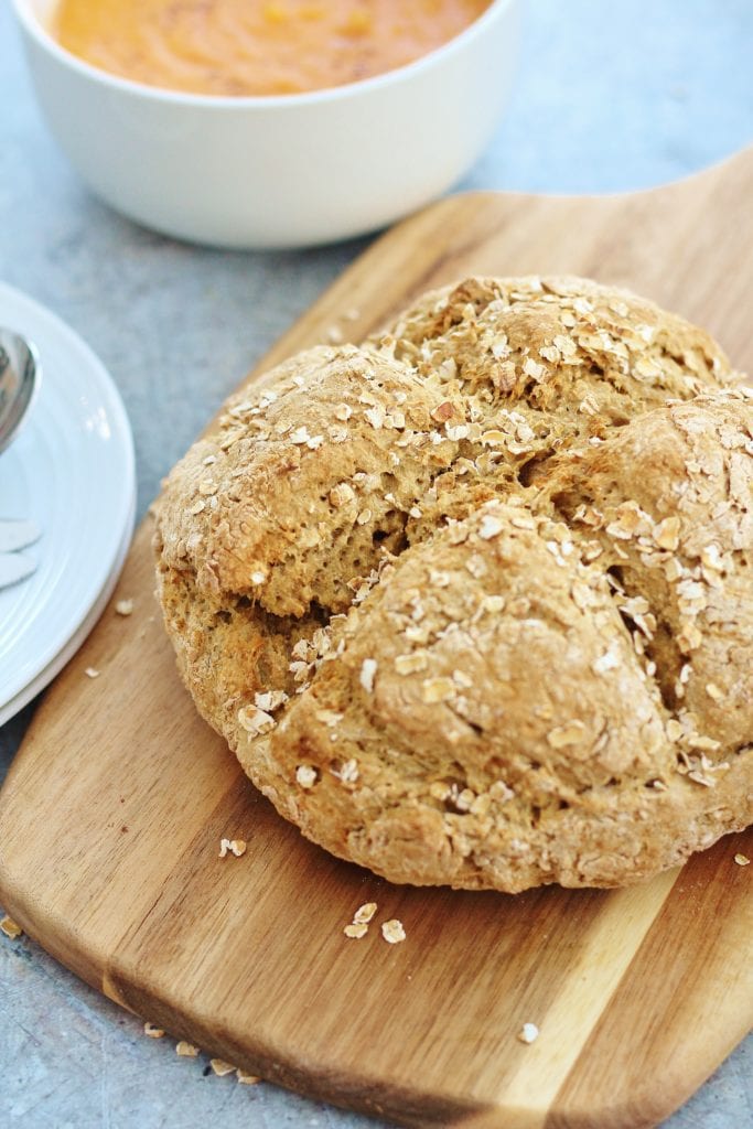 No Buttermilk Soda Bread (Vegan & Dairy Free) Easy Peasy Foodie