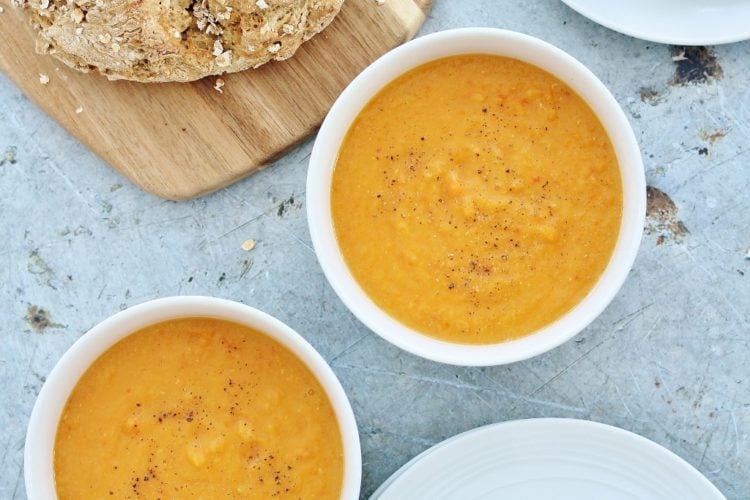 Sweet Potato and Red Lentil Soup