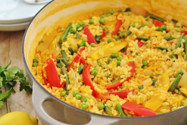 Vegetable Paella Vegan