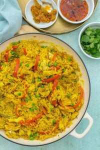 Leftover Roast Chicken Biryani