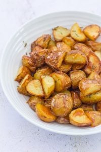Roasted New Potatoes with Garlic and Rosemary
