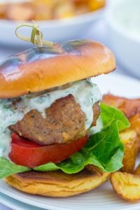 Spicy Moroccan Lamb Burgers