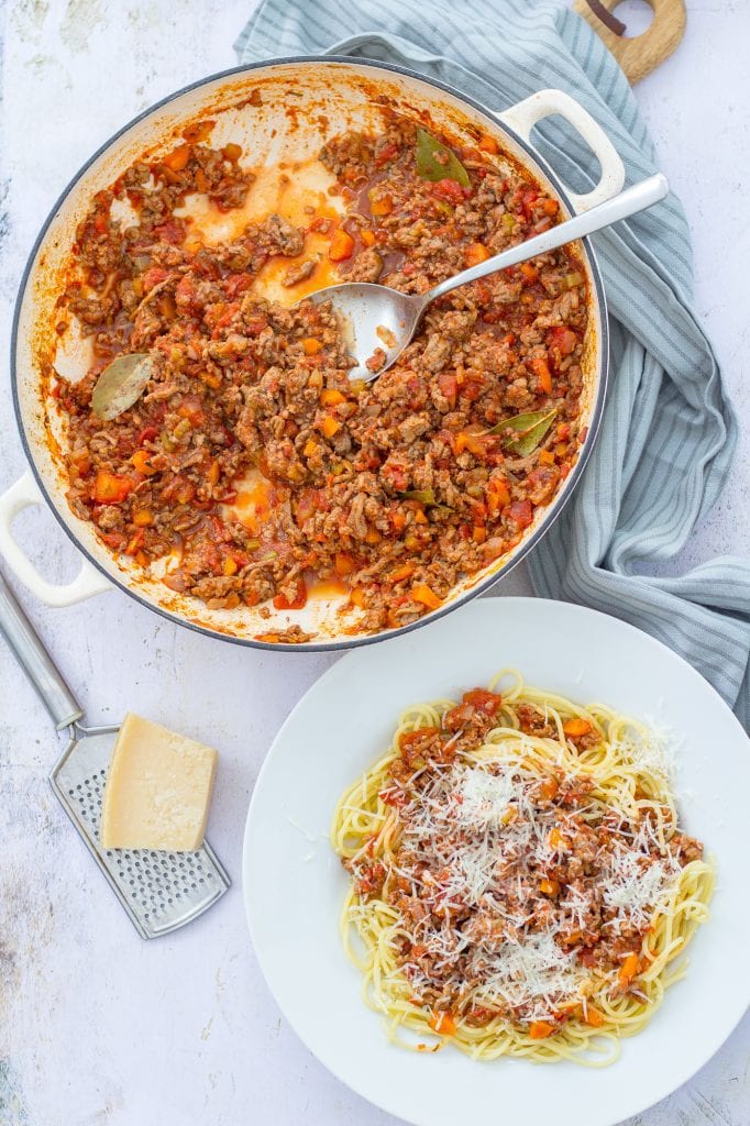 Easy Lamb Bolognese Easy Peasy Foodie