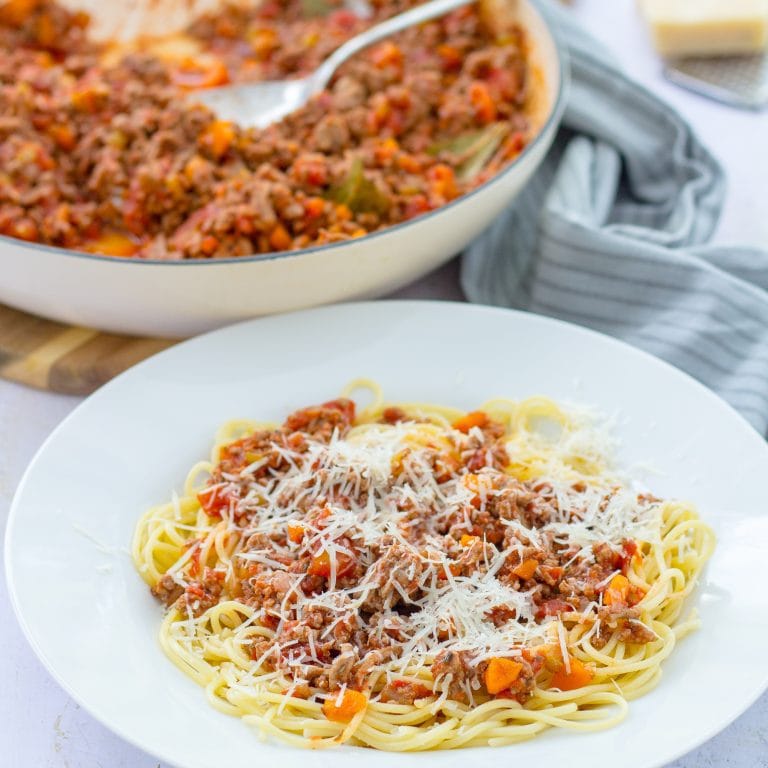 Easy Lamb Bolognese Easy Peasy Foodie