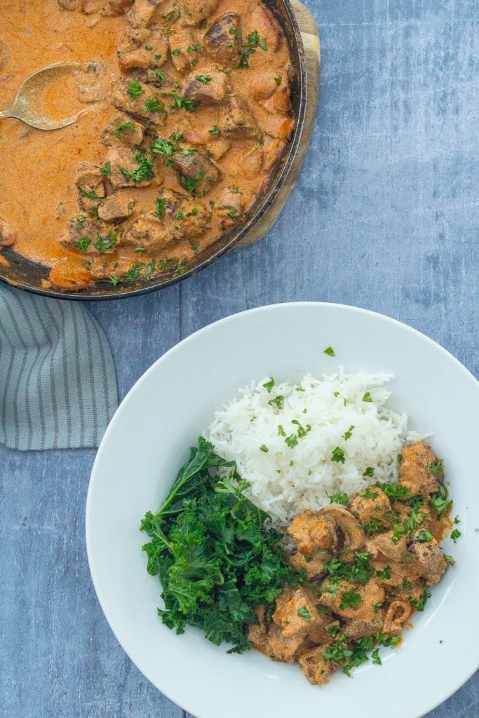 Leftover Roast Beef Stroganoff