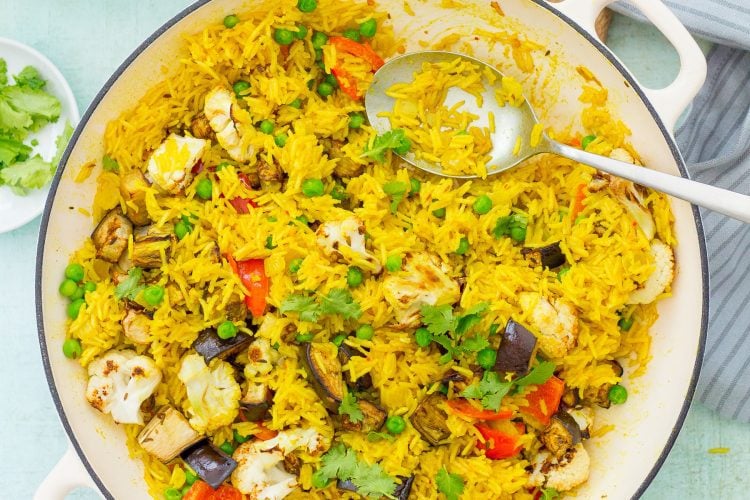 Easy Vegetable Biryani
