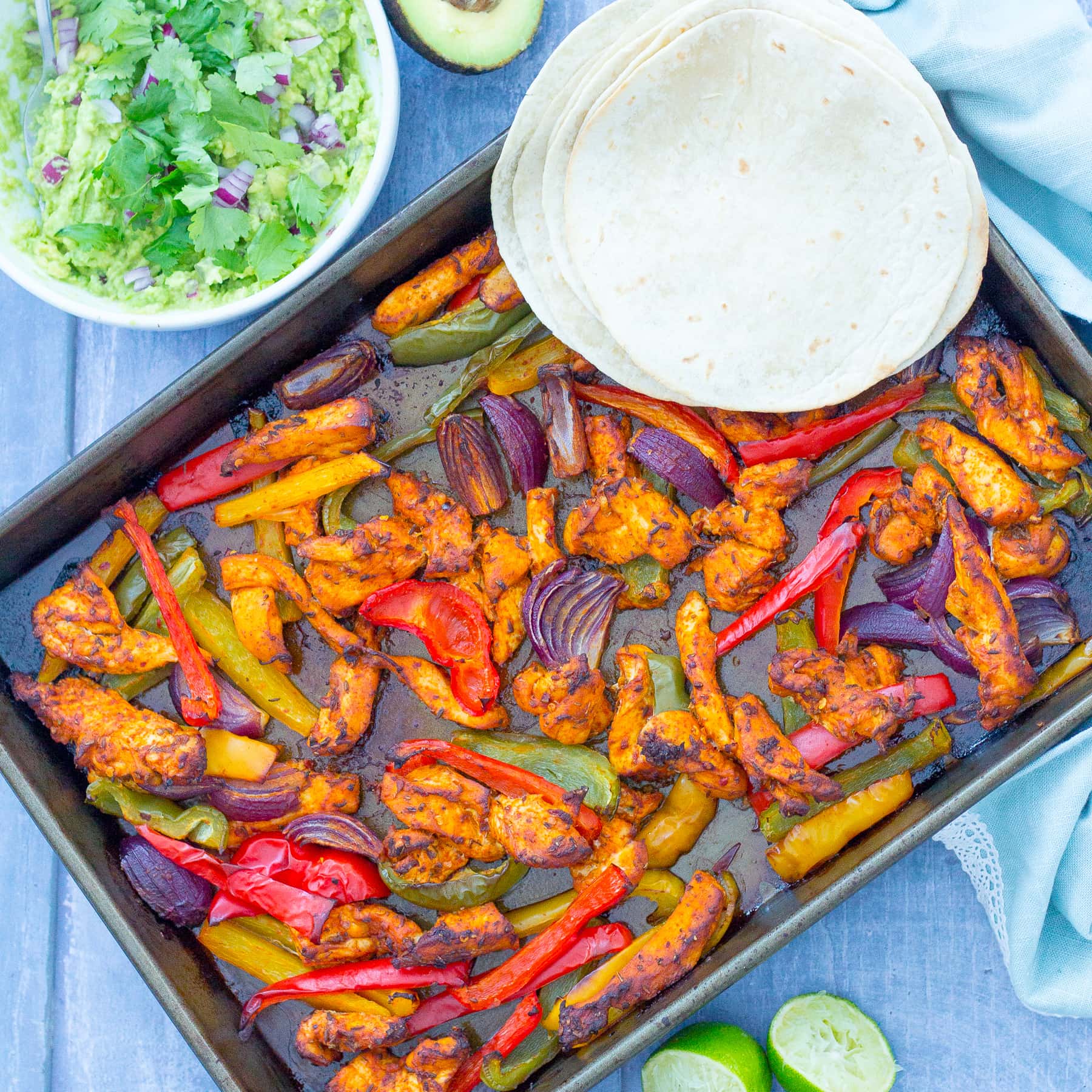 How to Make Quick and Easy Chicken Fajitas, Sheet Pan Chicken Fajitas  Recipe, Food Network Kitchen