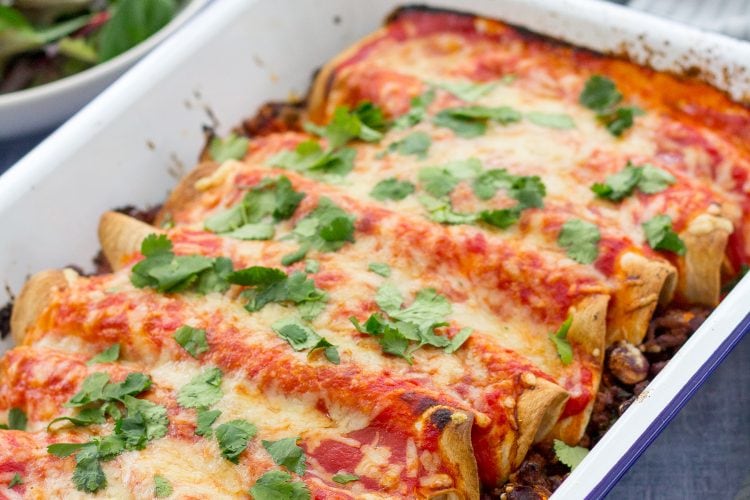Easy Beef Enchiladas