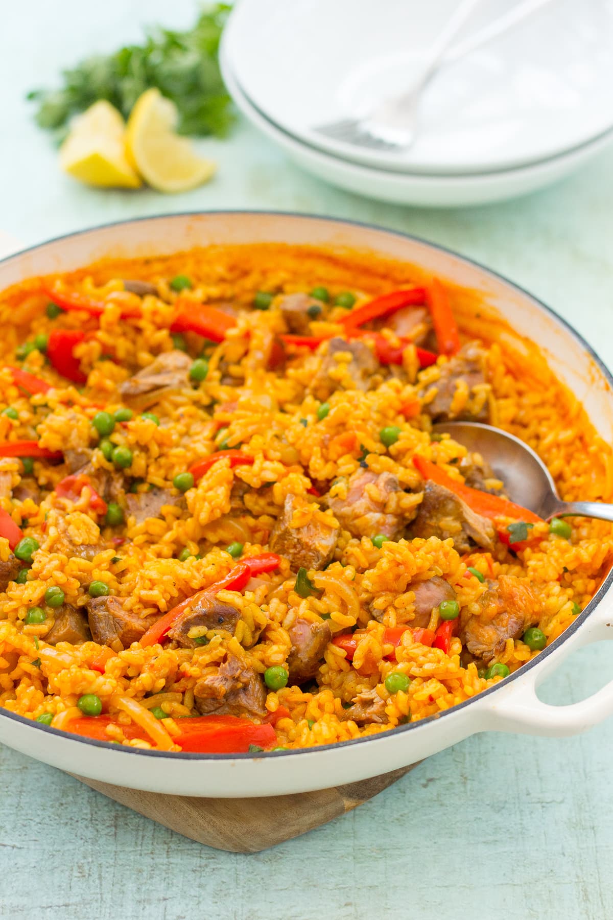 Lamb Paella (Paella de Cordero)