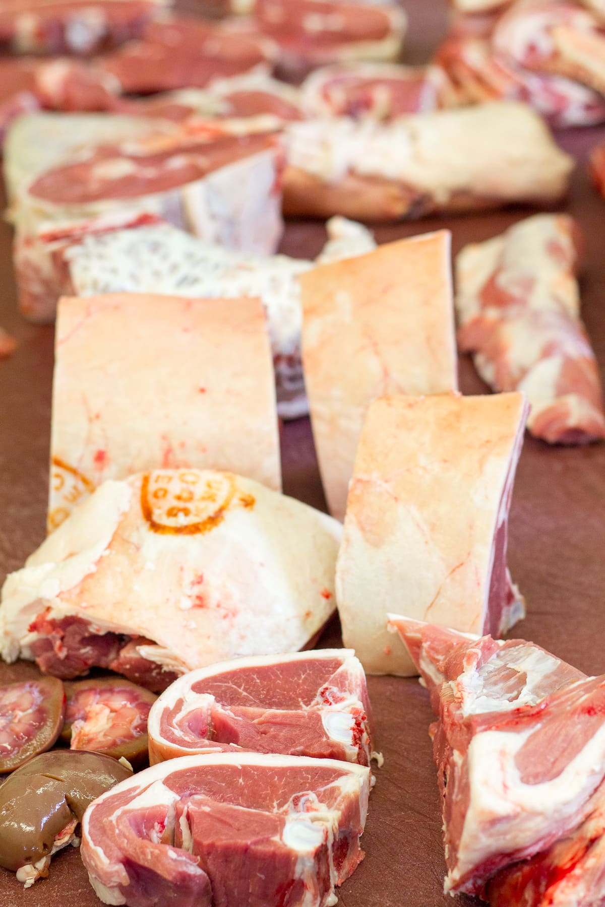 Different cuts of Welsh Lamb