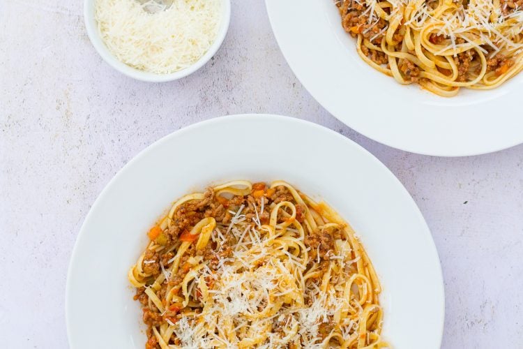 Pressure Cooker Spaghetti Bolognese