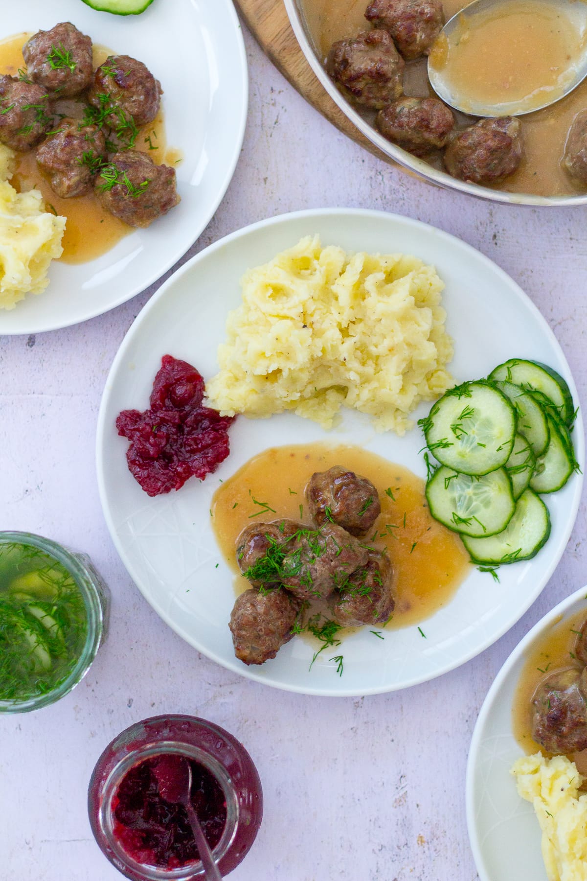 Homemade IKEA meatballs