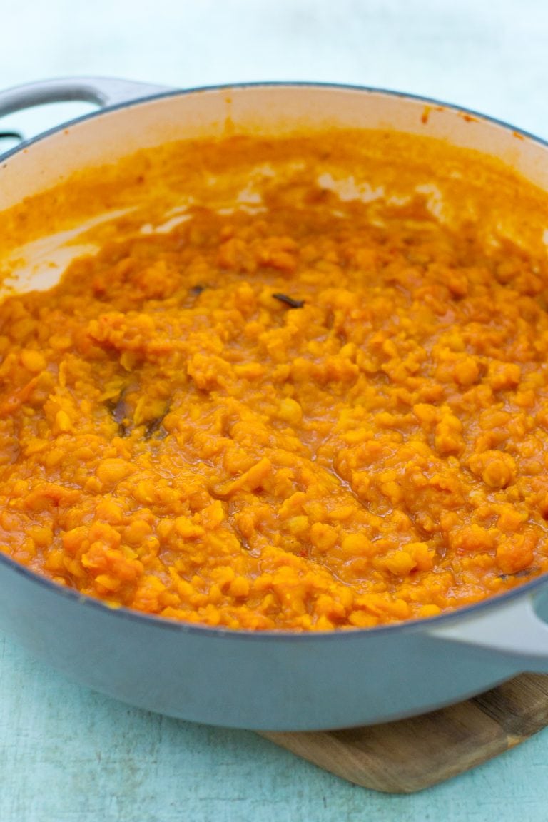 Easy Yellow Split Pea and Spinach Dhal (Vegan) Easy Peasy Foodie