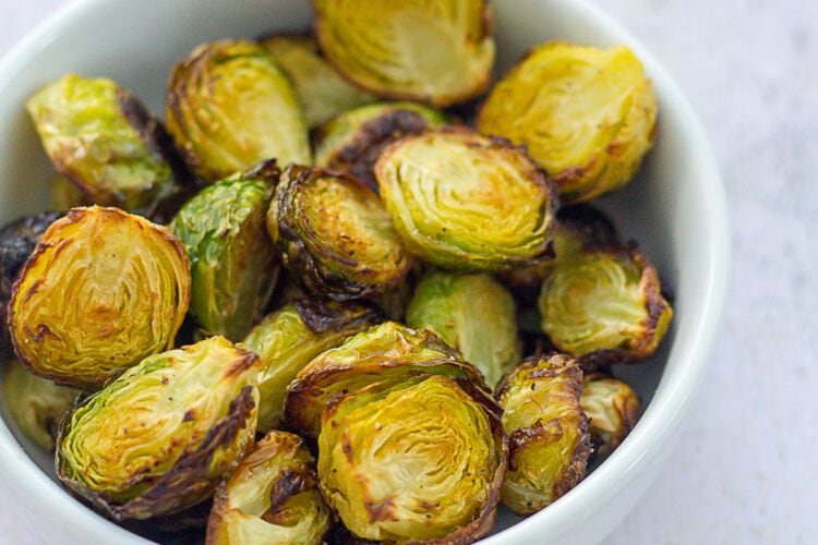 Easy Peasy Roasted Sprouts