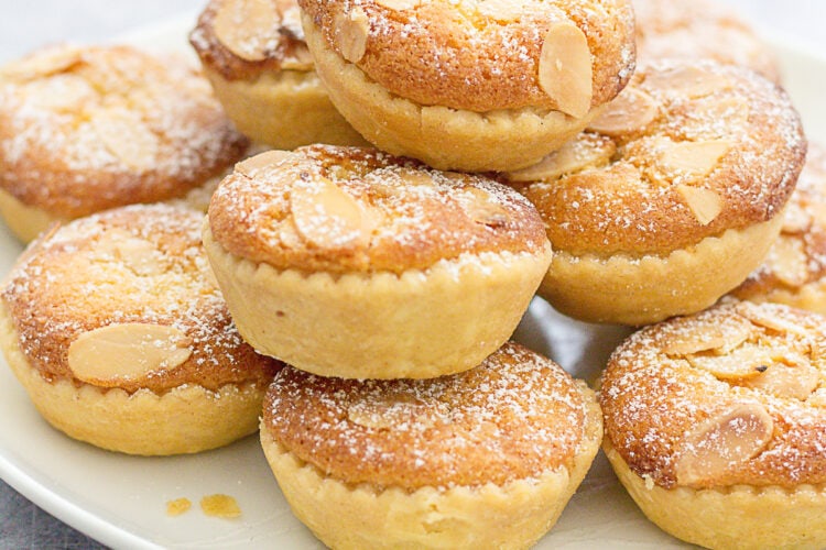 Easy Frangipane Topped Mince Pies