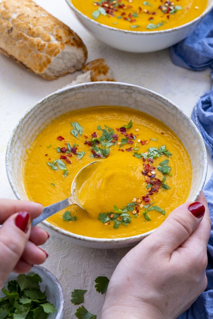 Easy Carrot and Coriander Soup Easy Peasy Foodie