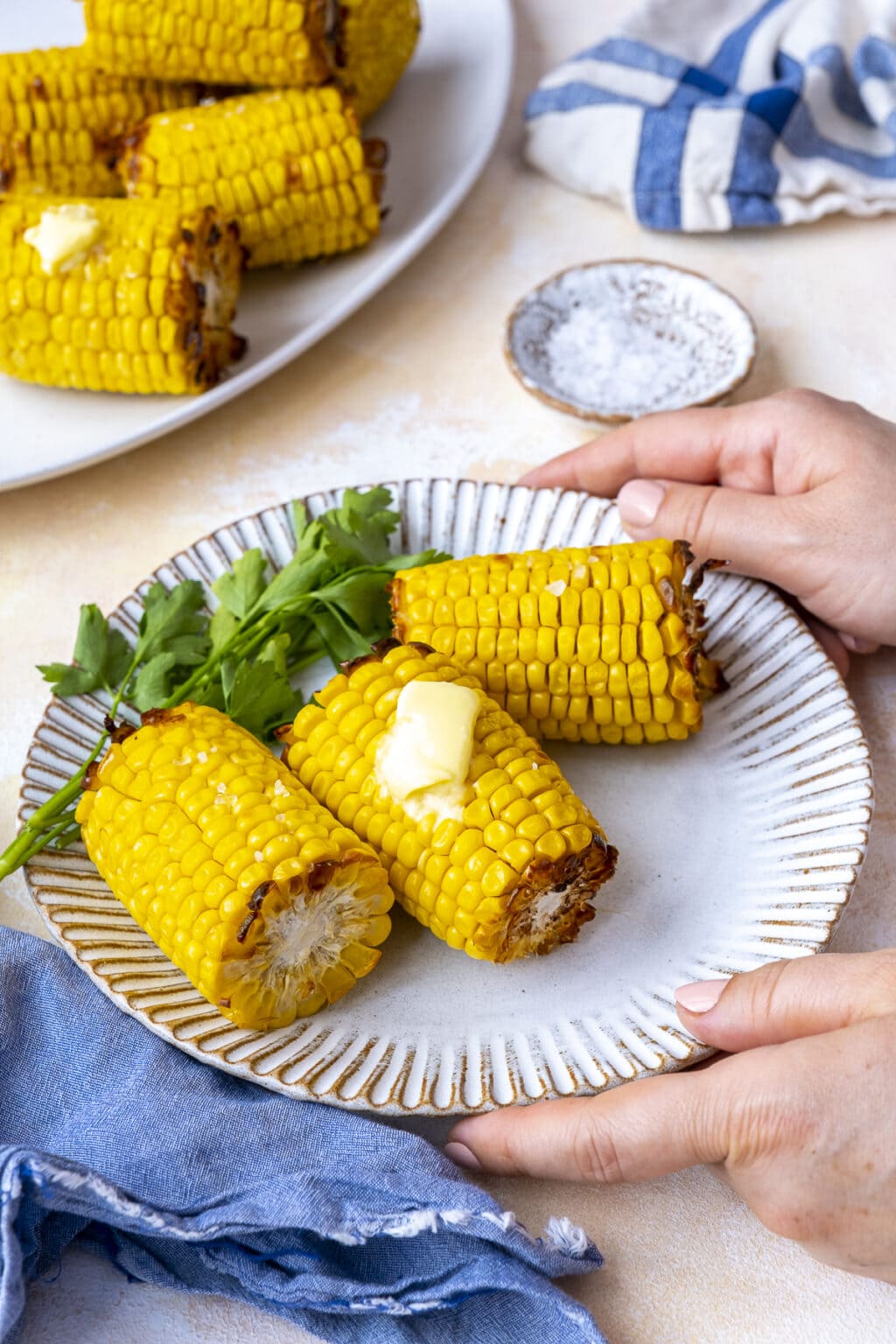 Easy Roasted Corn On The Cob Easy Peasy Foodie