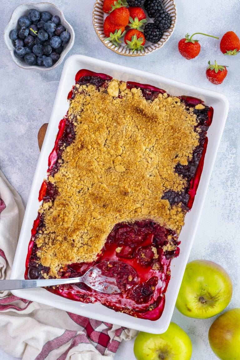 Easy Summer Fruits Crumble Easy Peasy Foodie