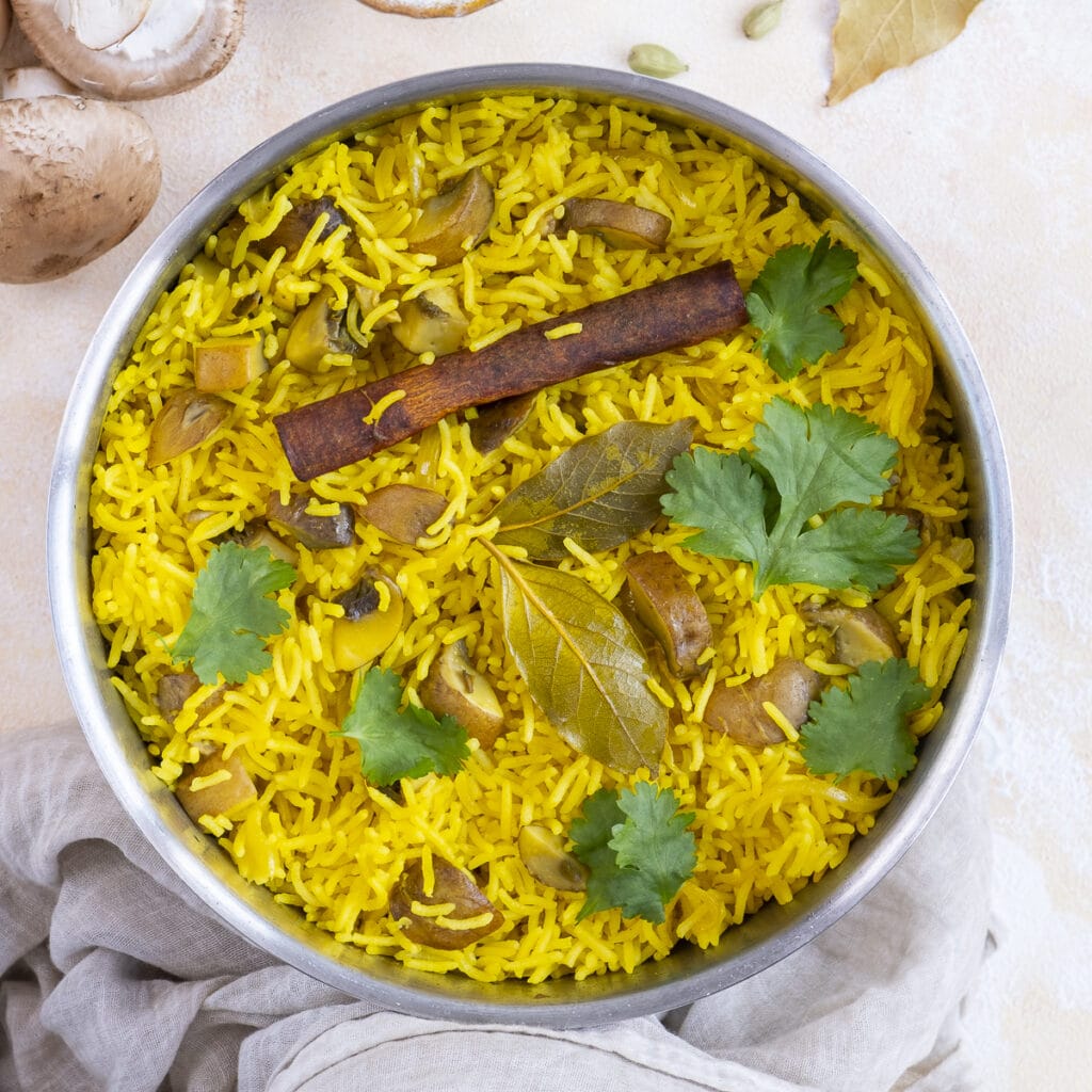 Easy Mushroom Pilau Rice Easy Peasy Foodie