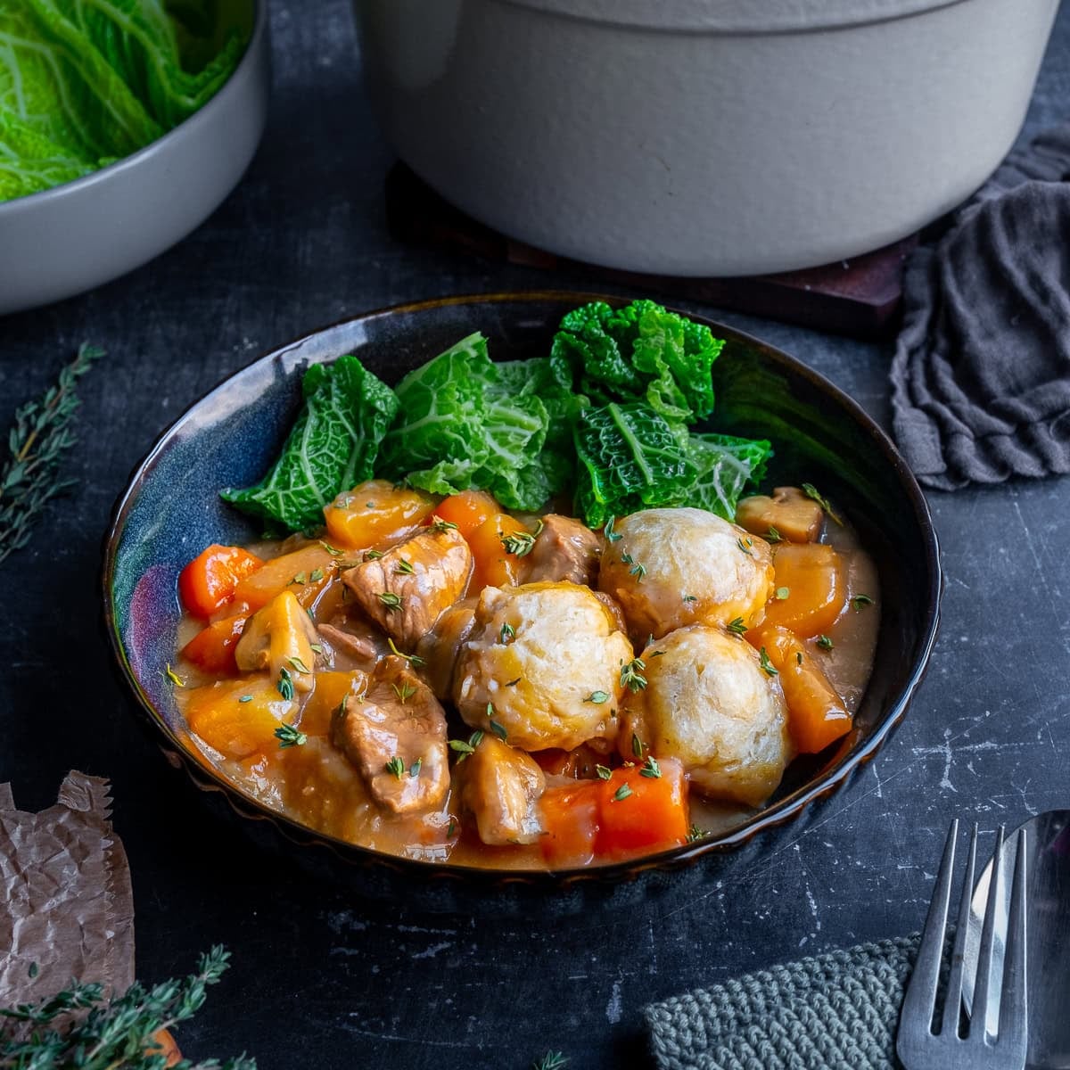 Traditional British Suet Dumplings with Atora