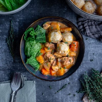 Traditional British Suet Dumplings