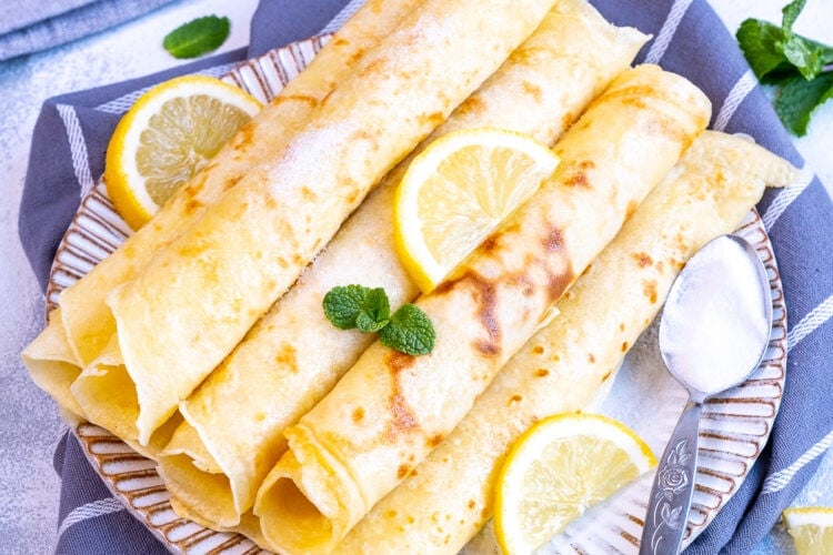Traditional English Pancakes Hero