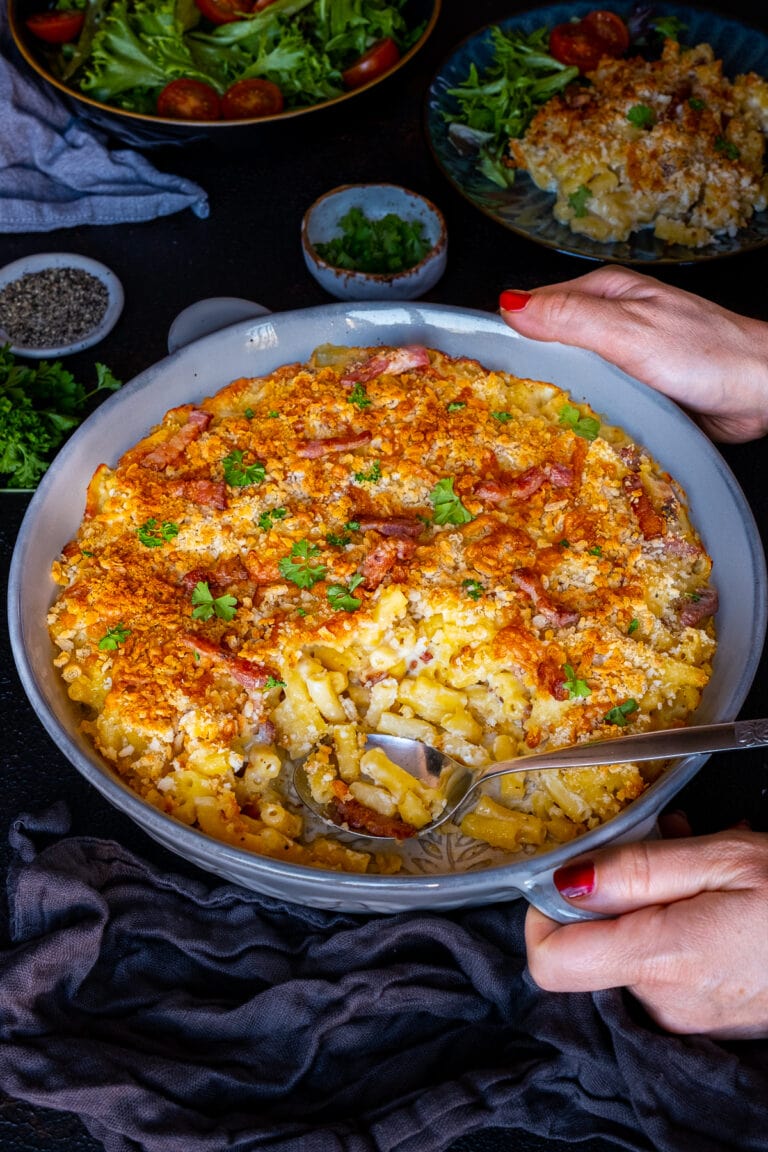 Easy Bacon Macaroni Cheese Easy Peasy Foodie