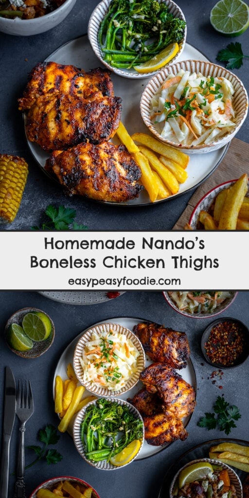 Homemade Nando’s Boneless Chicken Thighs Easy Peasy Foodie