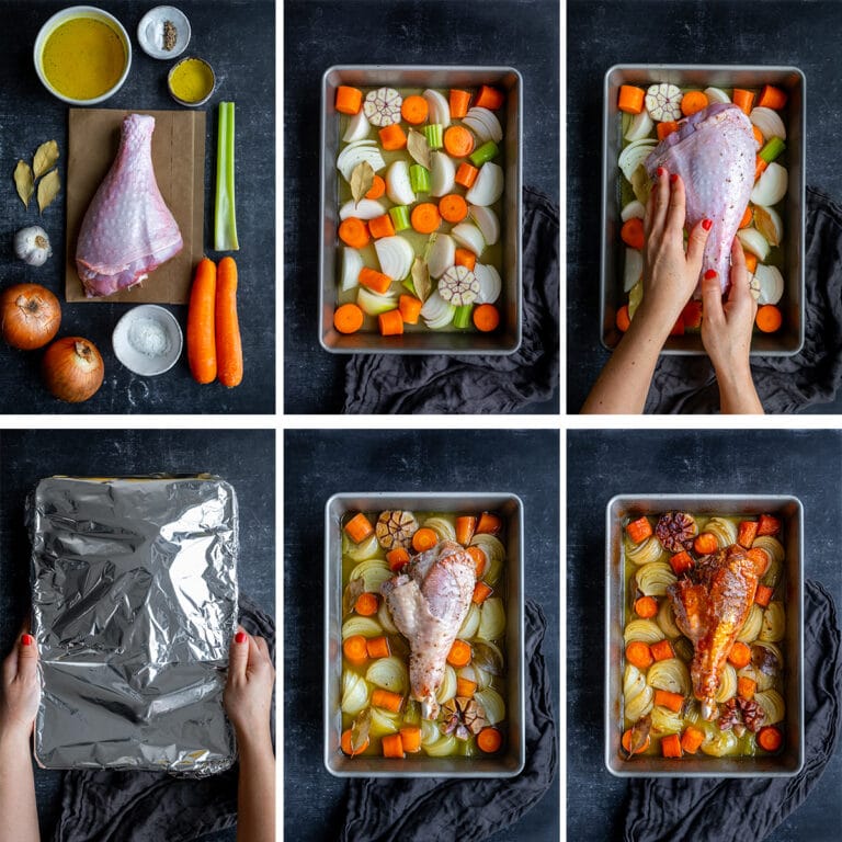 Slow Roast Turkey Leg (+ Amazing Turkey Gravy!) Easy Peasy Foodie