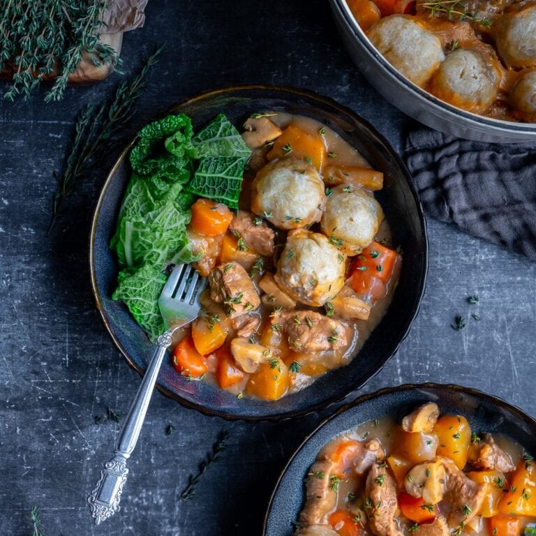 Traditional Beef Stew and Suet Dumplings Easy Peasy Foodie