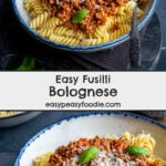 Fusilli Bolognese Pin