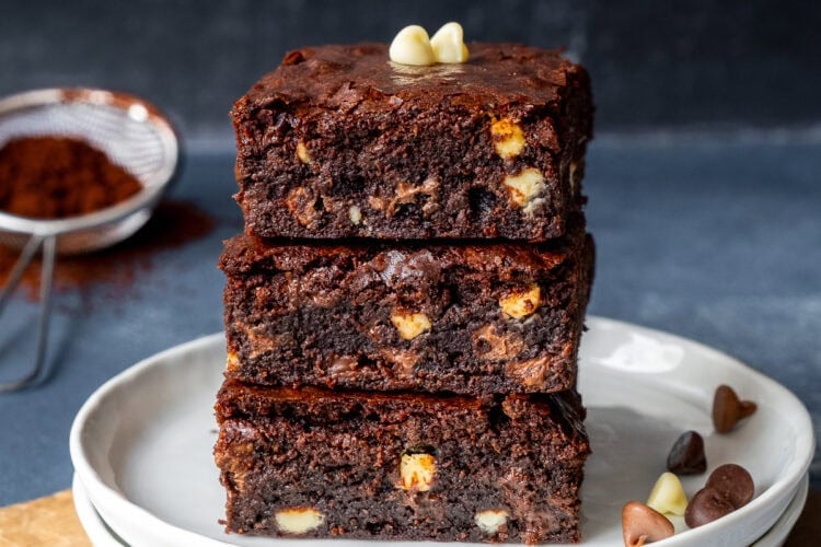 Triple Chocolate Brownies Hero