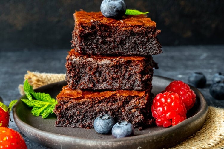 Gluten Free and Dairy Free Brownies HERO