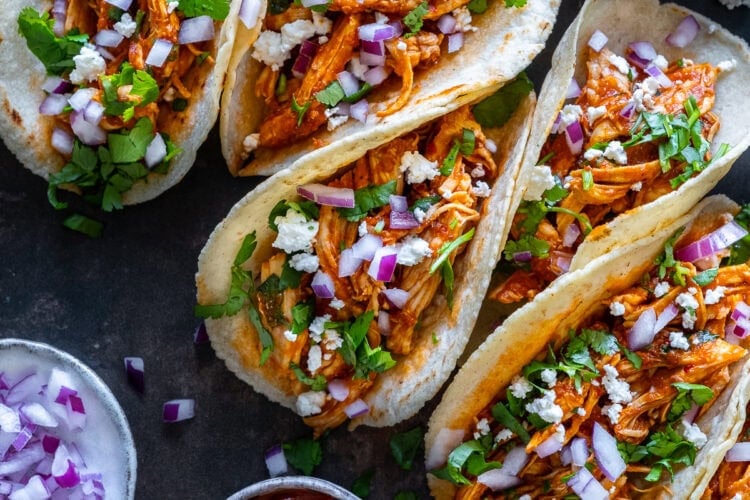 Chicken Tinga Tacos Hero