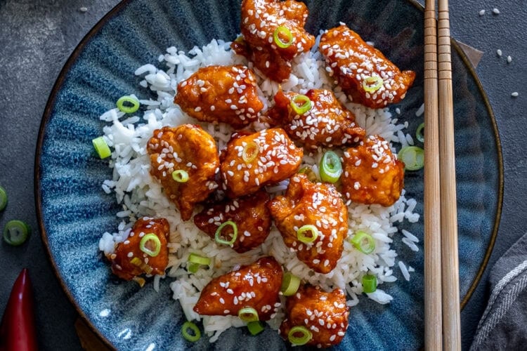 Easy Sesame Chicken Hero