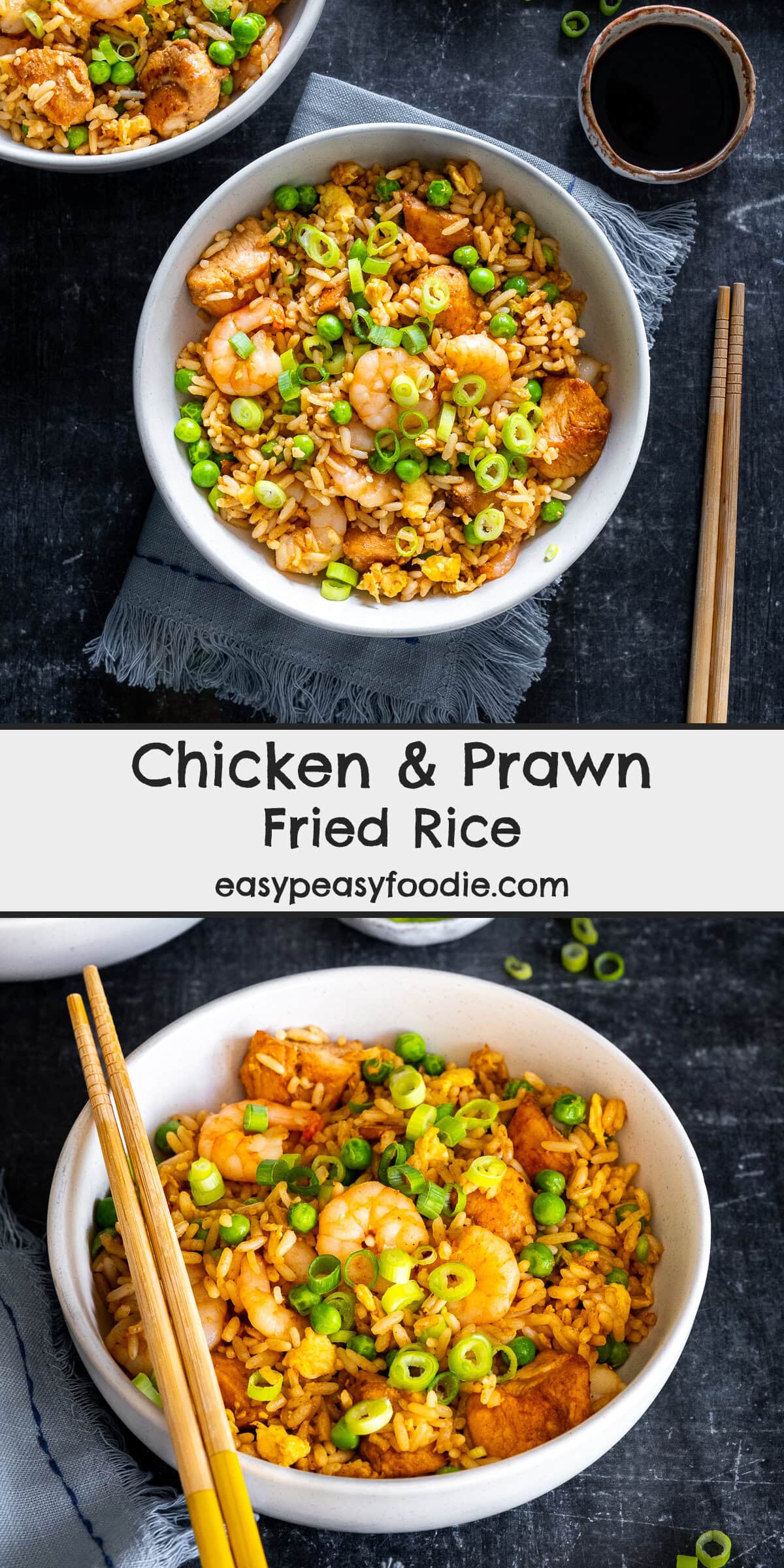 Chicken and Prawn Fried Rice Pin