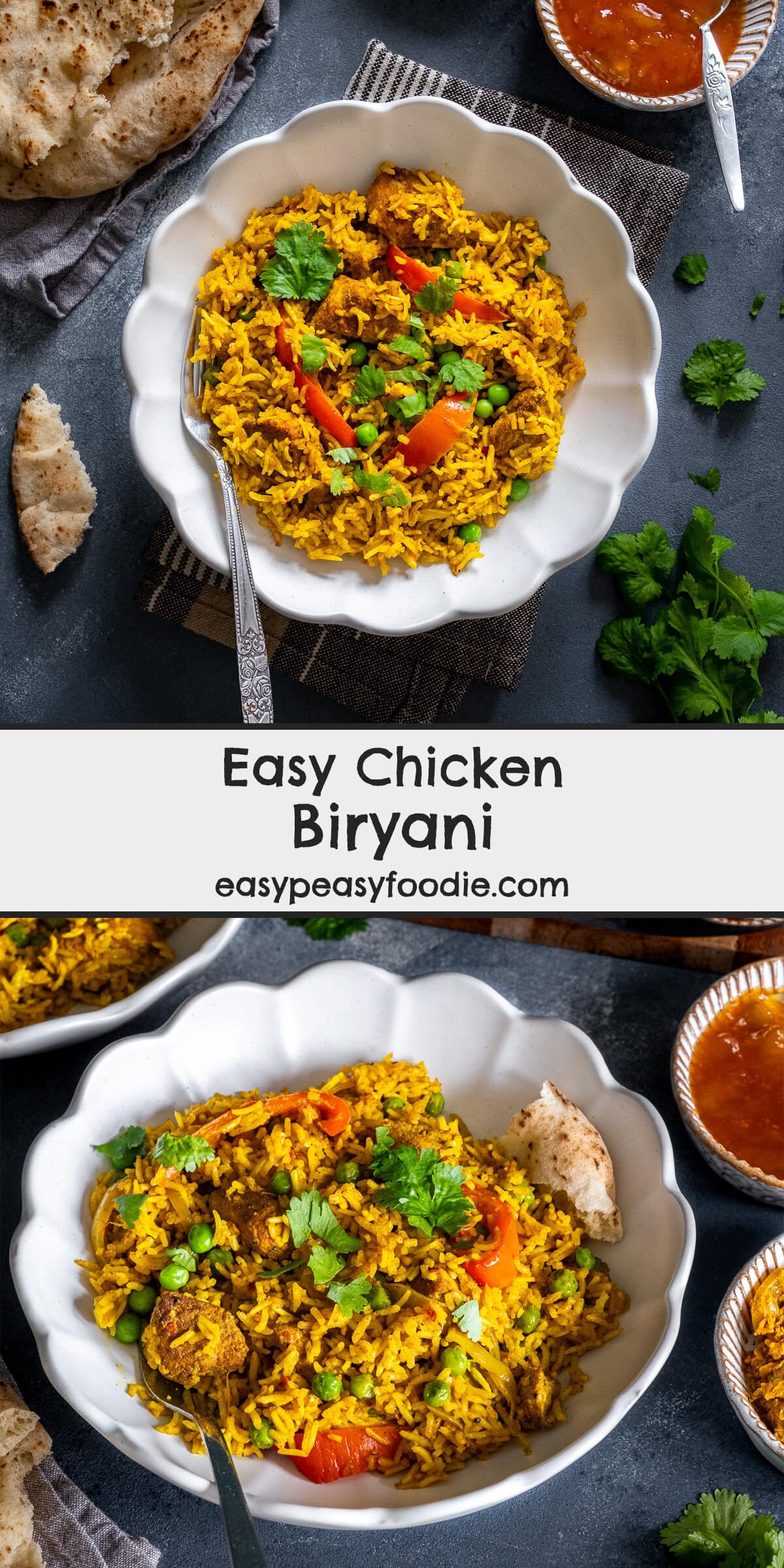 Easy Chicken Biryani Pin