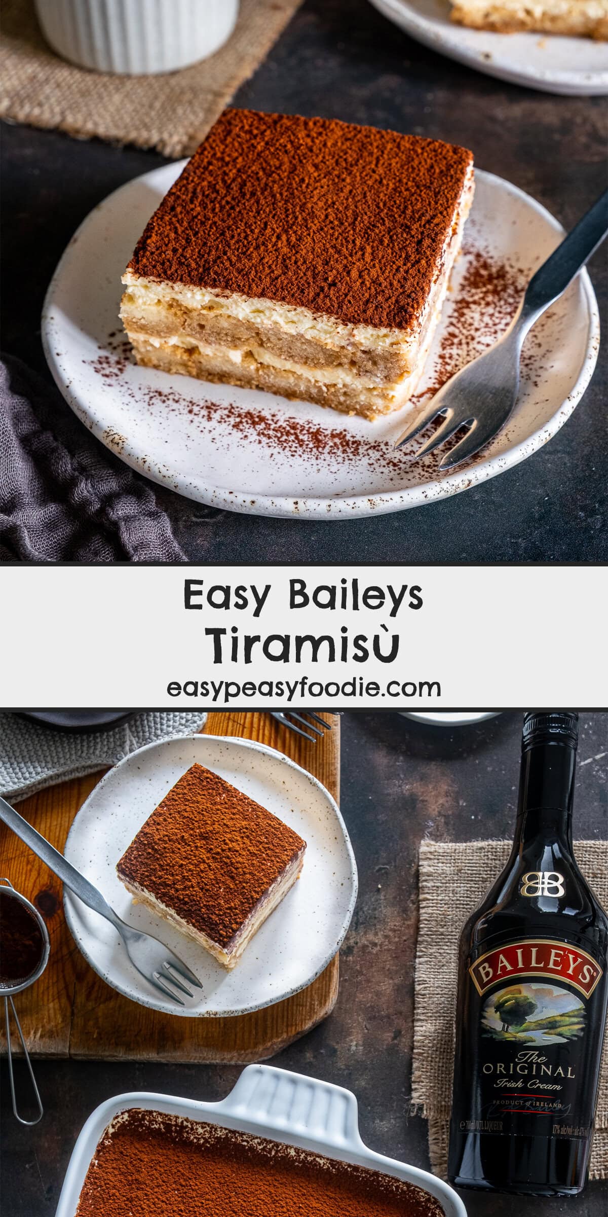 Easy Baileys Tiramisù Pin