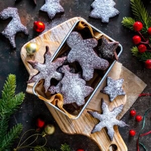 Easy Chocolate Christmas Biscuits Hero