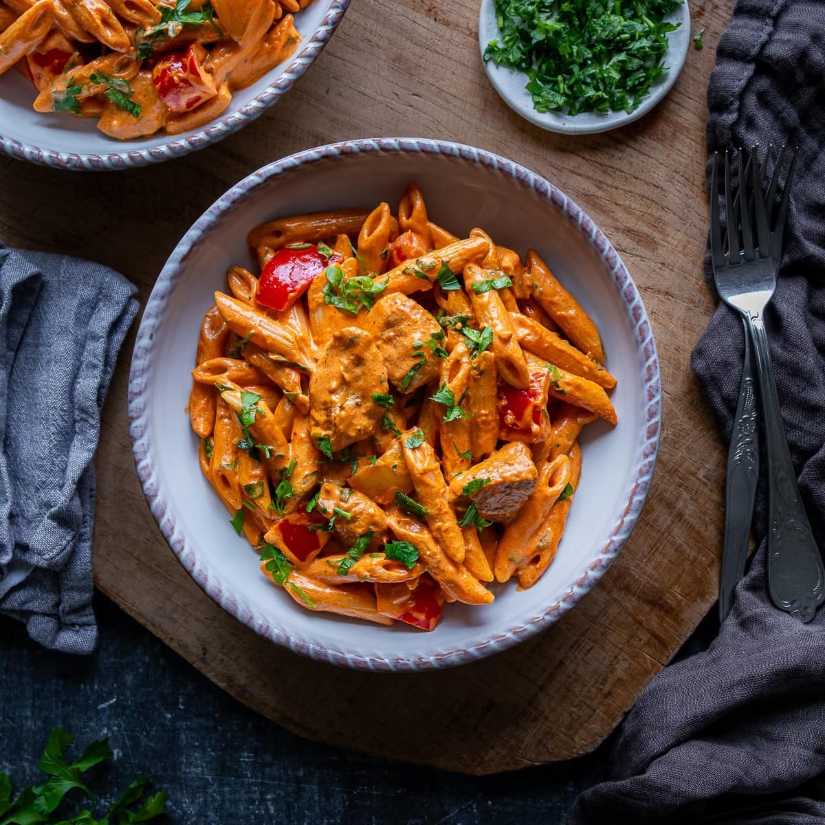 Creamy Cajun Chicken Pasta Hero