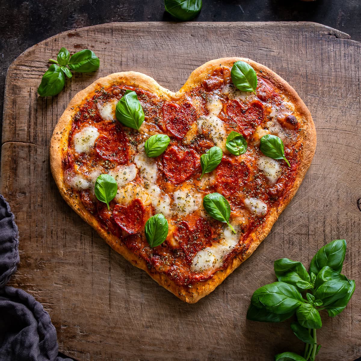 Heart-Shaped Pizza Hero
