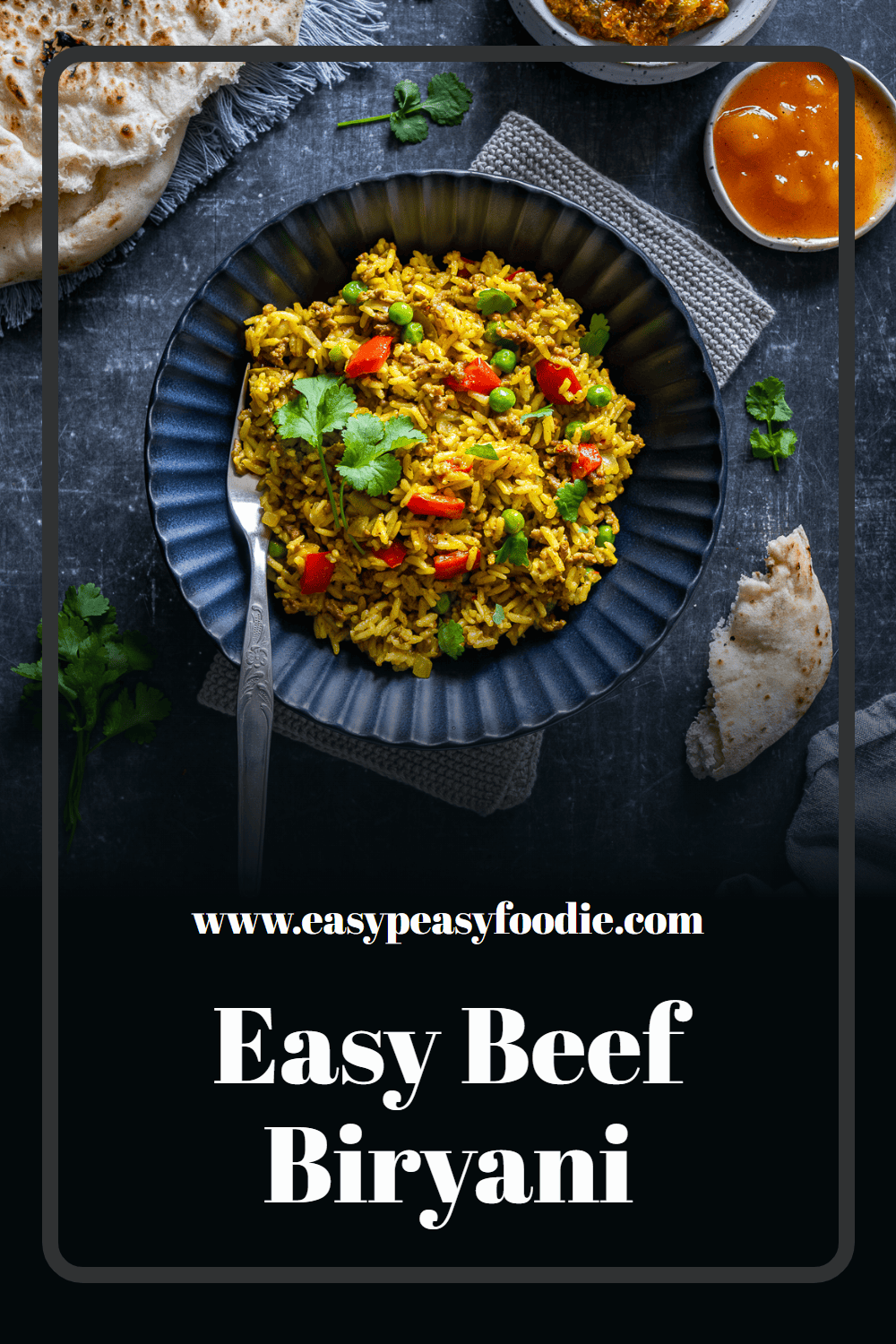 Easy Beef Biryani Pin