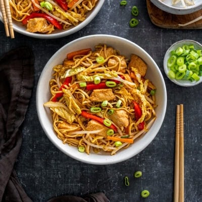 Easy Chicken Chow Mein Hero