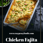 Chicken Fajita Rice Bake Pin