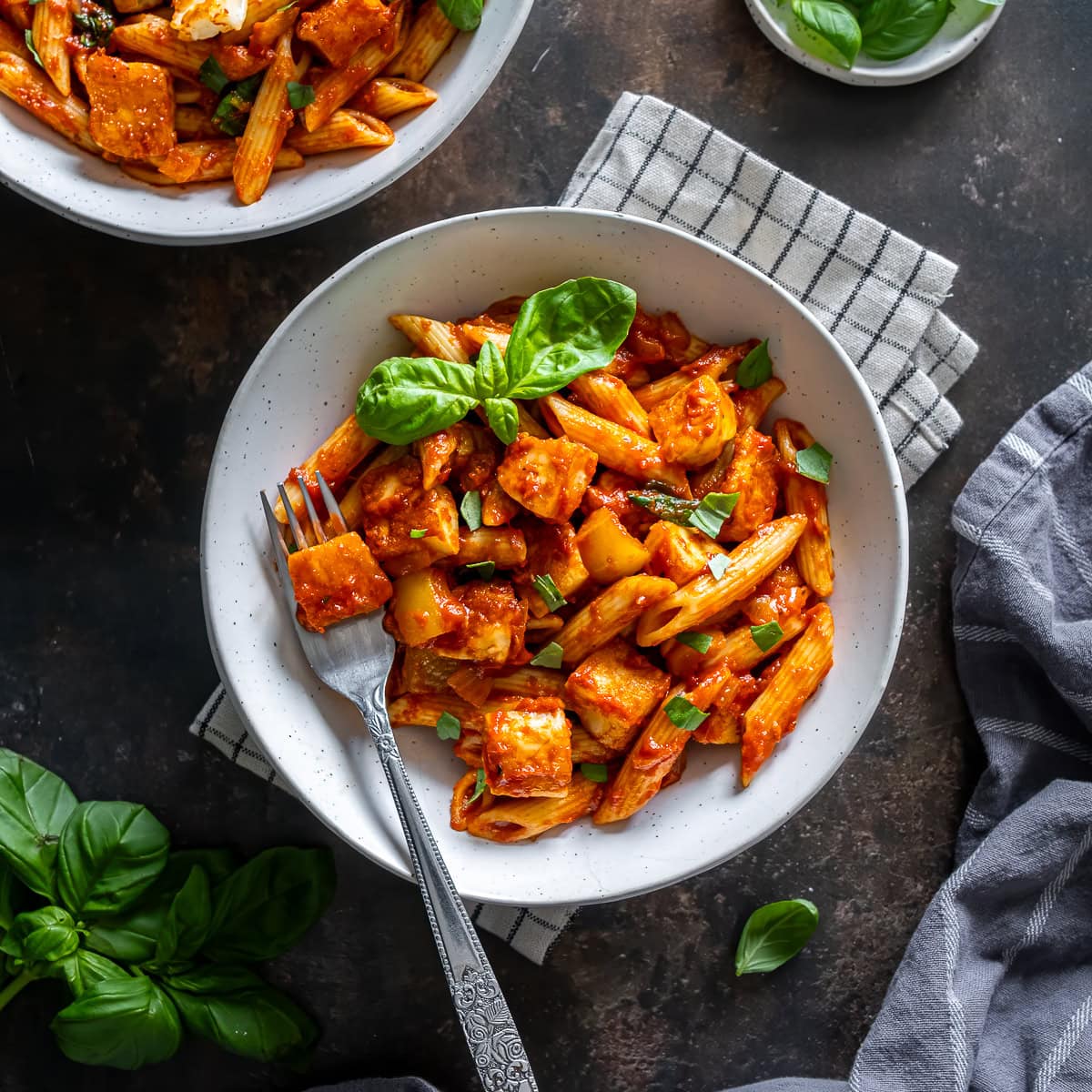 Easy Halloumi Pasta Hero
