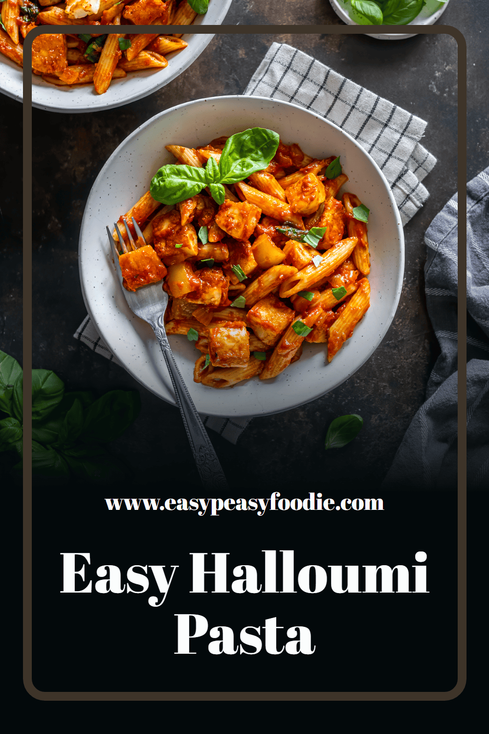 Easy Halloumi Pasta Pin