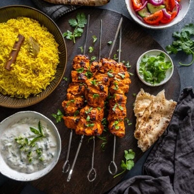 Chicken Tikka Kebabs Hero